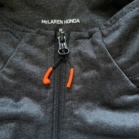 McLaren Honda Soft Shell Long Sleeve Team Logo Jacket Men Size S(US) M(EU) - Picture 4 of 5